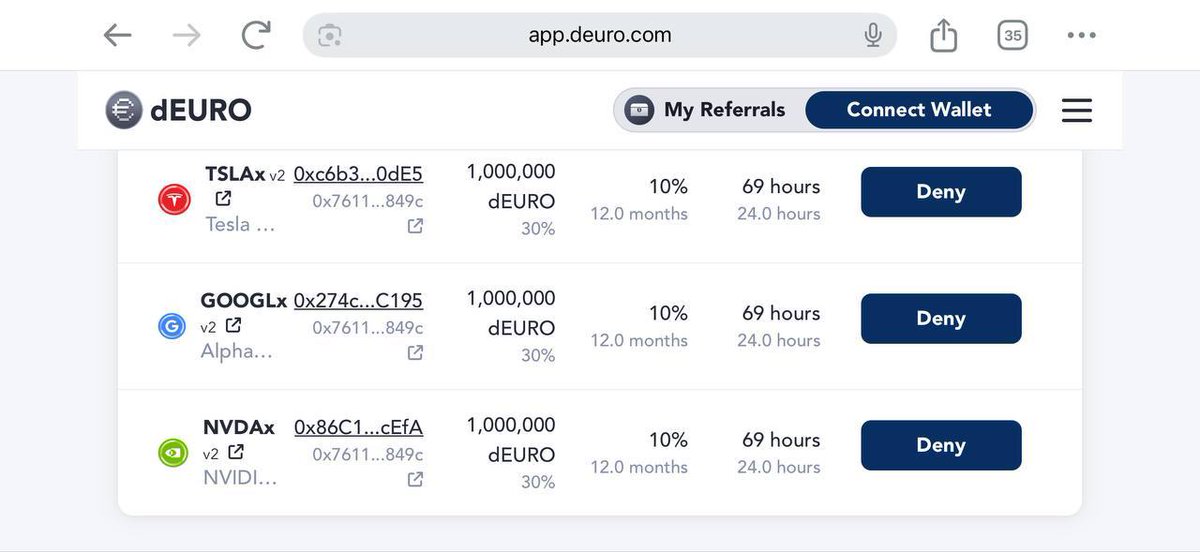 dEURO.com - Decentralized Euro tweet media