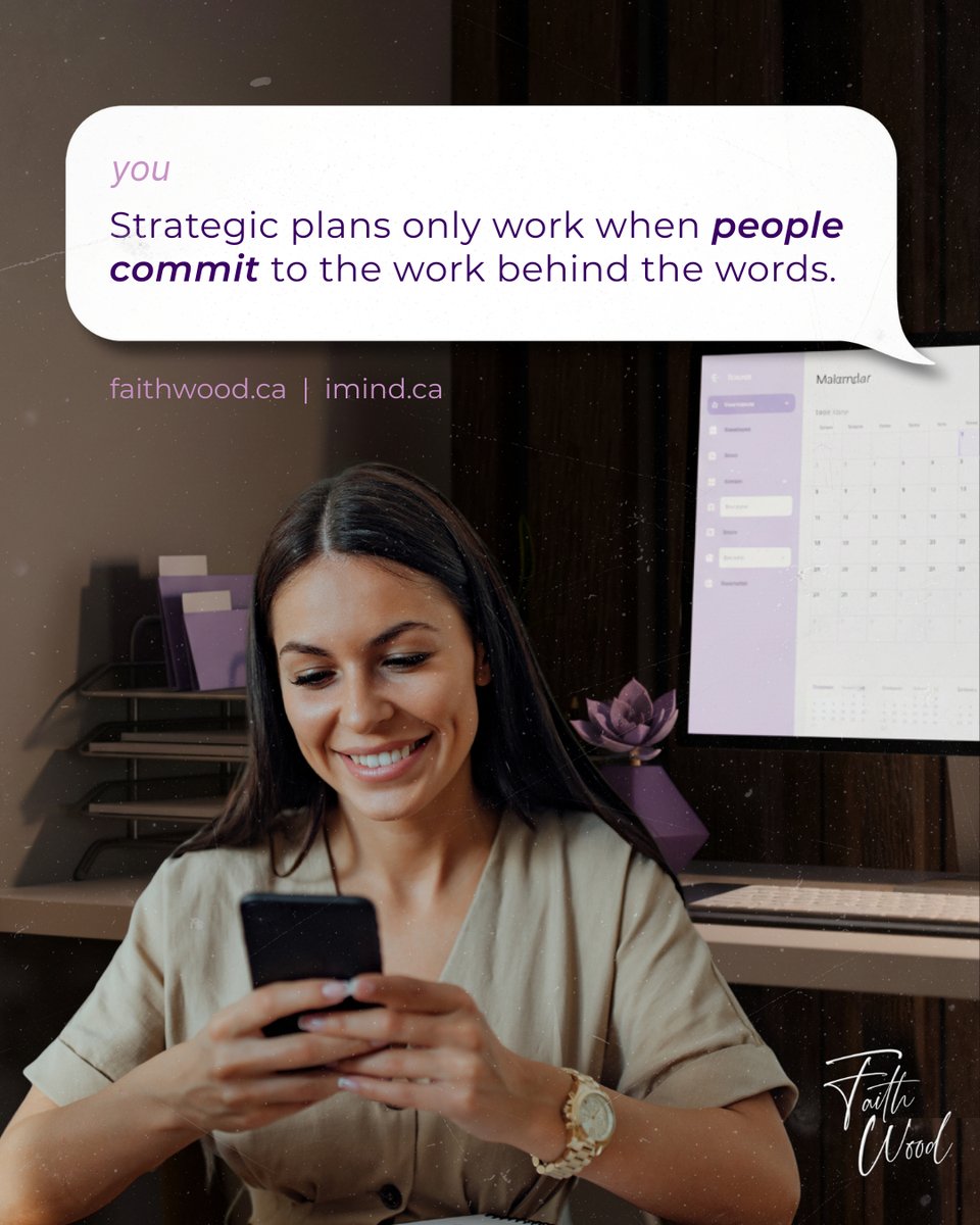 Strategic Planning with the NONA Board is coming up on Monday. Plans only work when teams move beyond good intentions and commit to action. That is when strategy becomes progress. 

#FaithWood