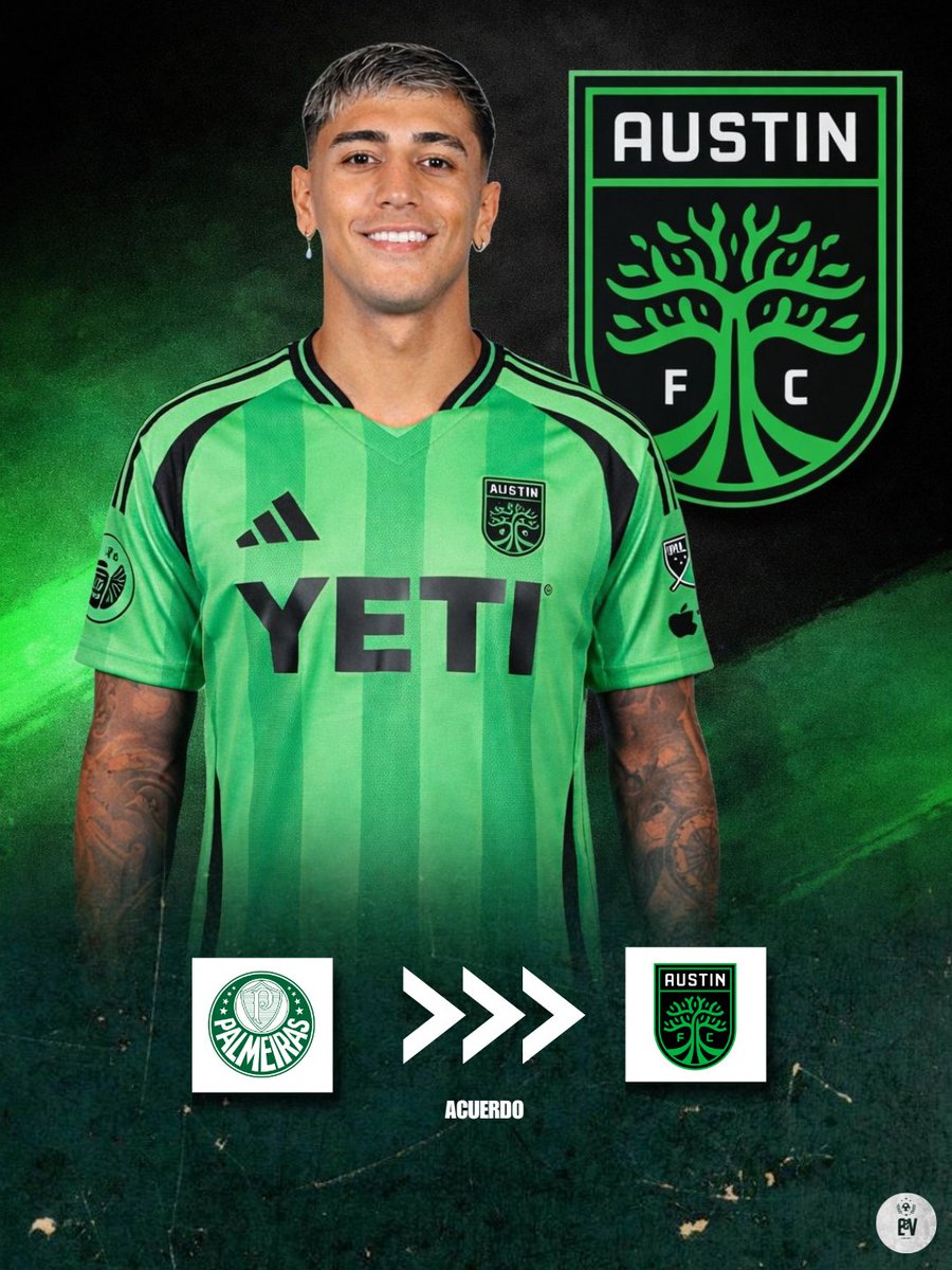 🇺🇾🇺🇸✅️ Facu Torres vuelve a la MLS para ser nuevo jugador del Austin FC.

El Palmeiras lo vende por U$S 10M y firmará contrato por cuatro temporadas 

ℹ️ <a href="/GerGarciaGrova/">Germán García Grova</a>