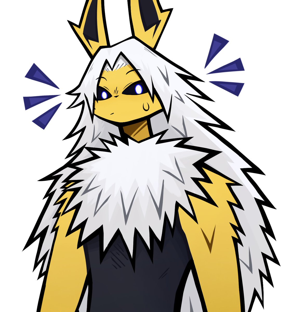 Spiky hair 
#furryart #furry #pokemonart #pokemon