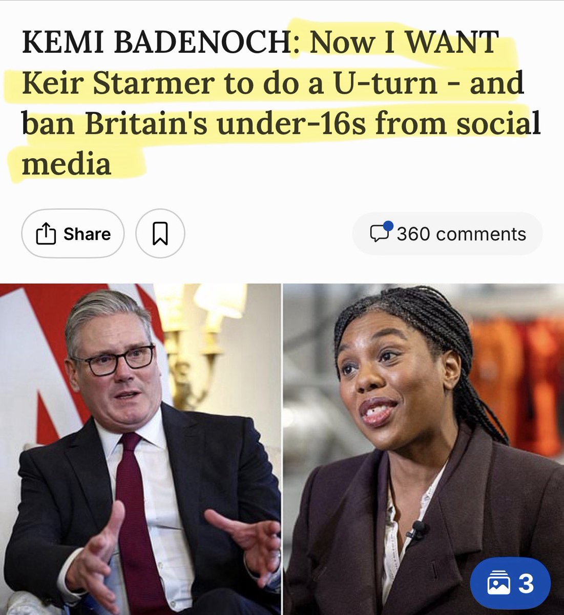 Artemisfornow's tweet image. Be under no illusions. This is the Tories in full support of Digital ID, in order to access the internet.

It’s the only way to ban under 16s from social media. She just hopes you won’t notice.

We see you 🔥