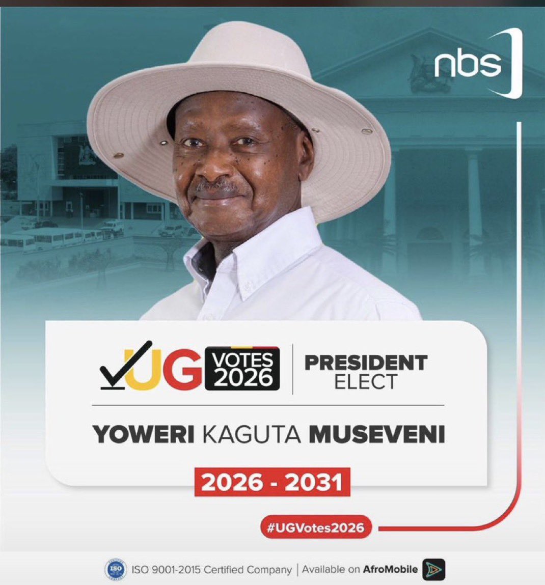 NRMYouthsDesk's tweet photo. 7,946,772 million out 11,66,201 million votes belong to the one and only General @KagutaMuseveni https://t.co/Uj0Qr7cJhI
