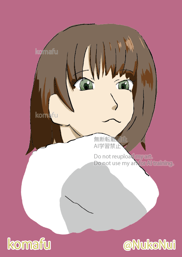 NukoNui's tweet photo. 去年完成したイラストを載せて��る…。

#illustration #art #イラスト #線画 #オリキャラ #女の子 #創作 #デジ絵 https://t.co/VKRrsvph5V