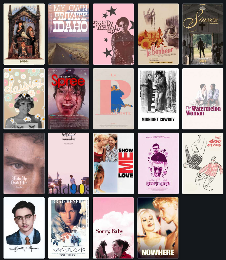 craftybyers's tweet image. stranger things ended so i decided to reconnect with cinema and watched 20 movies in less than a month...