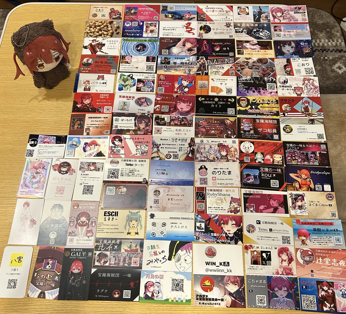 きゅるるんDAY1沢山の名刺を頂きました！ どの名刺にも皆様の想いが