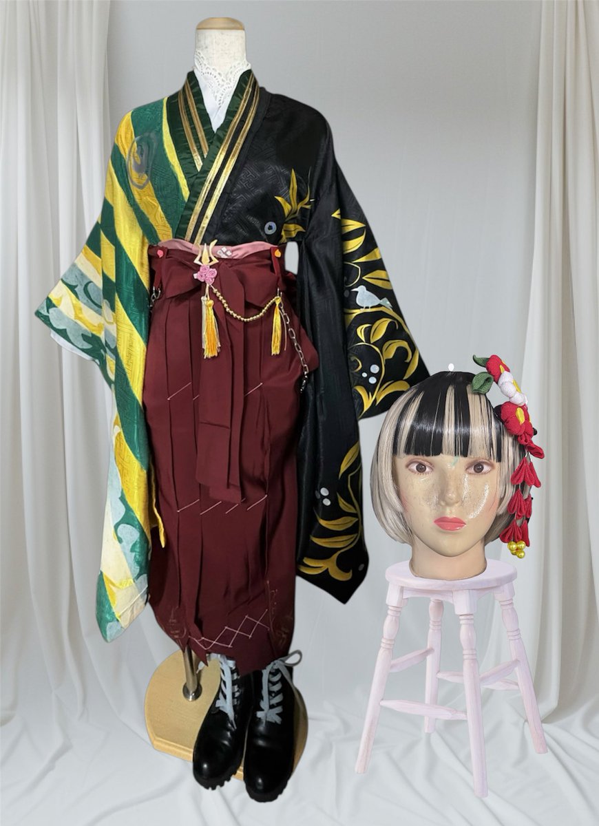 irohautkt_cos's tweet image. 【衣装製作】
hololive DEV_IS 儒烏風亭らでん🐚
正月衣装🎍

布染め・柄入れ・ちりめん細工に至るまで、 今持てるスキル全部使いました🙌

制作過程と詳細はリプへ💘

#らでん似絵
#いろはの汗と涙の結晶