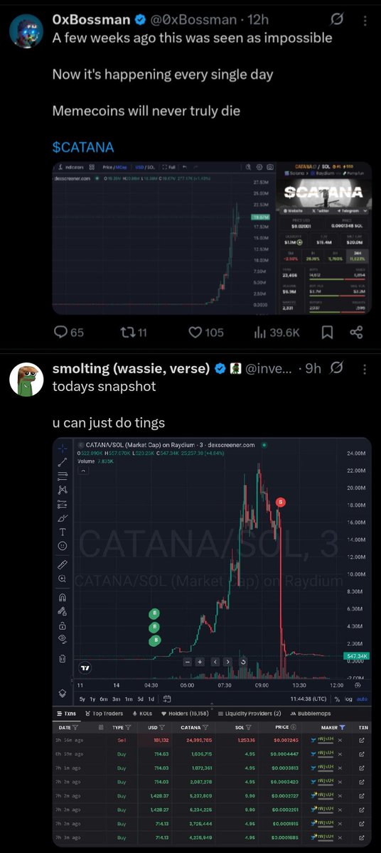 this right here is why I will never leave twitter 

never underestimate how quickly the trenches can send something - both to millions and to zero

gg to those who keep hustling and winning in this nasty Era