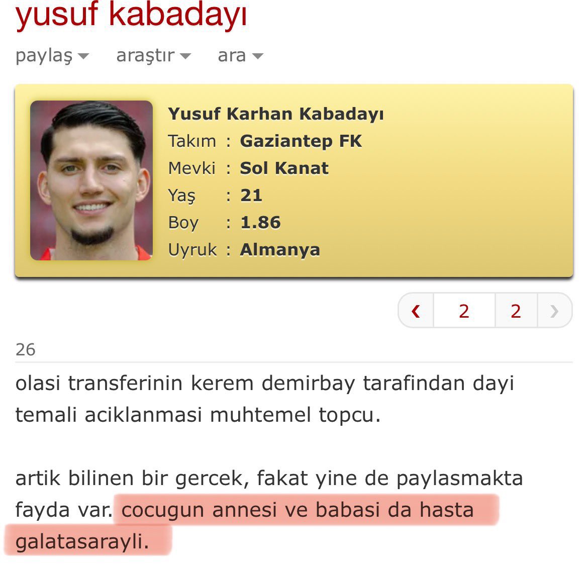 Reel Fener tweet media