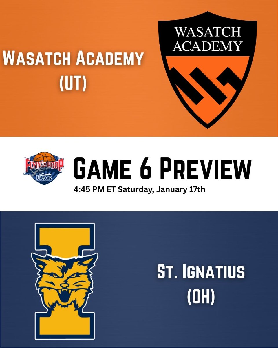 Game #6 Ready to tip in 10 mins!  <a href="/WATigersBB/">Wasatch Academy Basketball</a> v <a href="/SIHSBasketball1/">Saint Ignatius Basketball</a> #FTTH2026