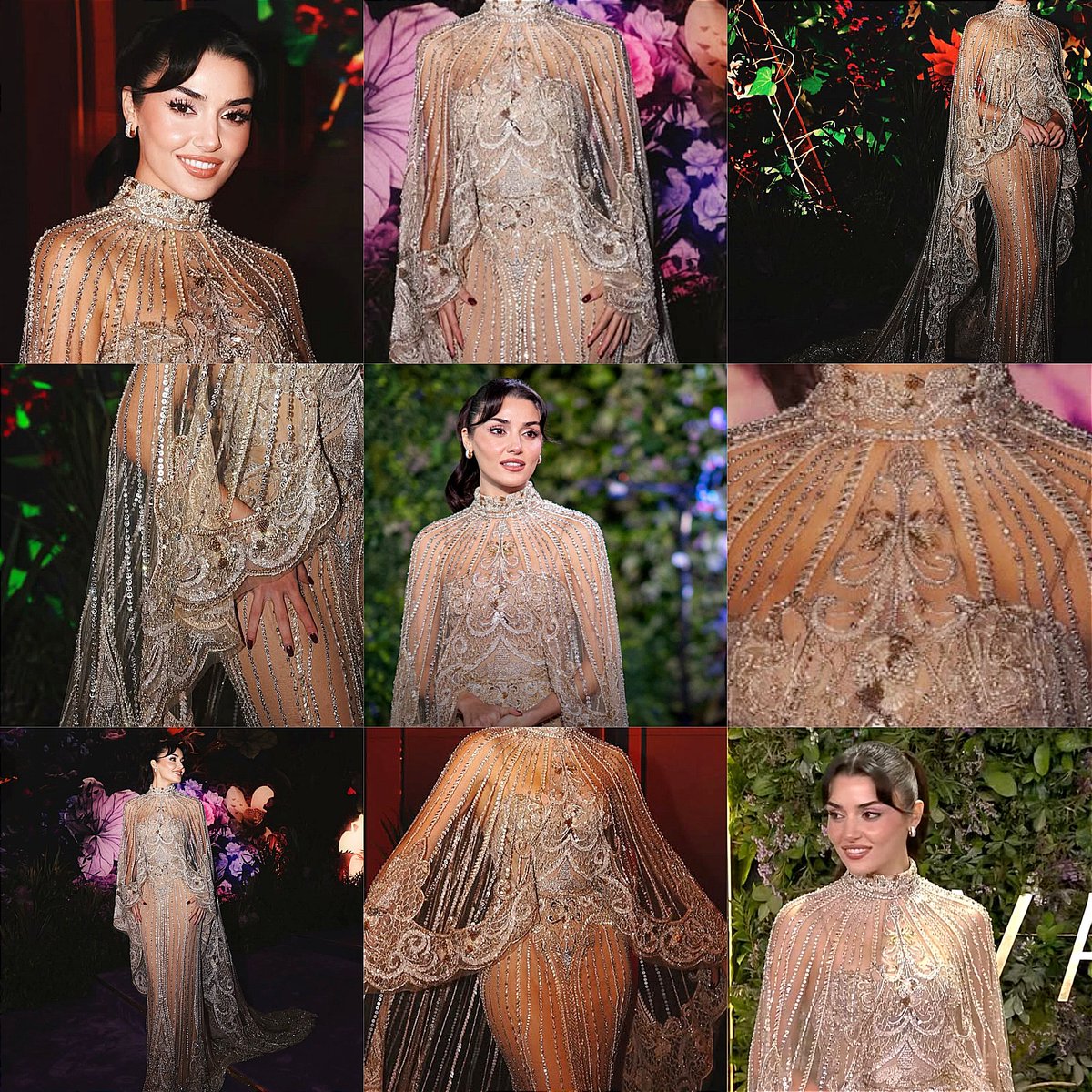 iamanotqueen's tweet photo. details of hande ercel's elie saab outfit.🌟 https://t.co/jV2PP06UW9