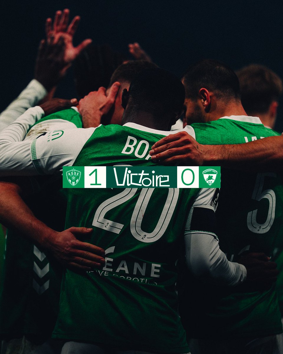 ASSEofficiel's tweet image. 90e+5 : Dans la douleur, les Verts s’en sortent face à Clermont et prennent trois points importants ! ✅

💚 1-0 🌋 #ASSECF63