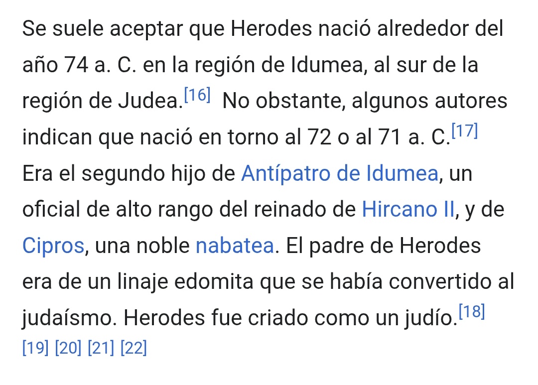 Cainette_'s tweet image. Han dicho que Herodes era romano
La historiadora que vive en mi: un carajo como la manga una monja 

Po me he ido a ver si tenían razón ellos o yo a las dos fuentes más cercanas y rápidas 

Herodes era judío. Los romanos lo colocaron de rey de los judíos

#DatoRandom 
#COAC2026P7