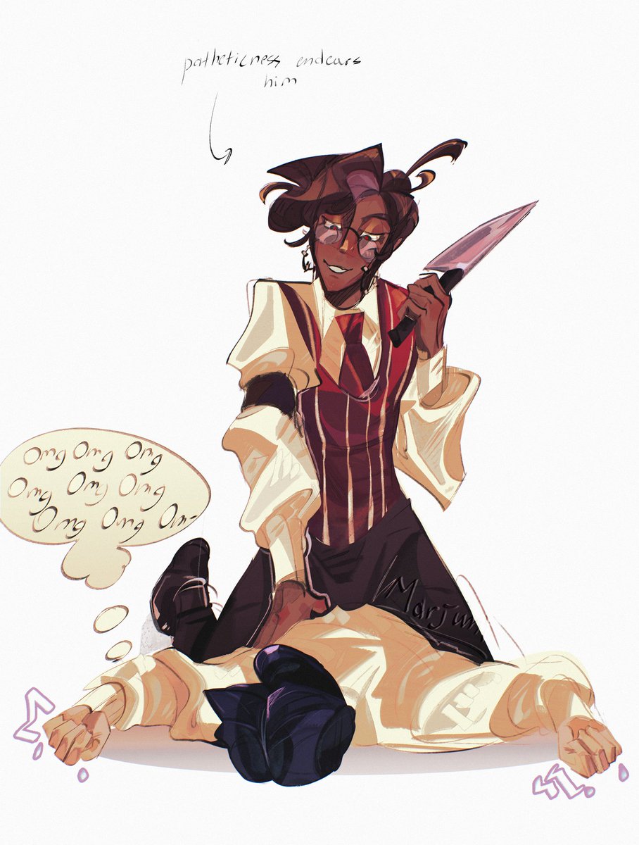 NaroJunipo's tweet image. Get your own room, Alastor
#Radiostatic #murdermedia