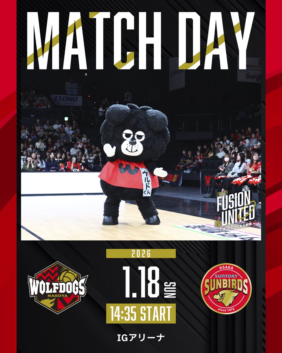 🐺MATCH DAY🐶 2025-26 第11節 GAME2🏐✨ 🔥リクルートスタッフィング