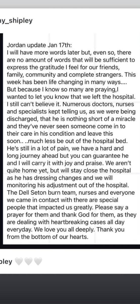 Truly a miracle. Praise God 🙏