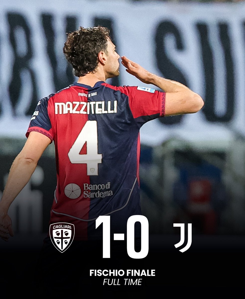 CagliariCalcio's tweet image. 𝐀𝐁𝐁𝐈𝐀𝐌𝐎 𝐕𝐈𝐍𝐓𝐎 𝐍𝐎𝐈 ❤️💙