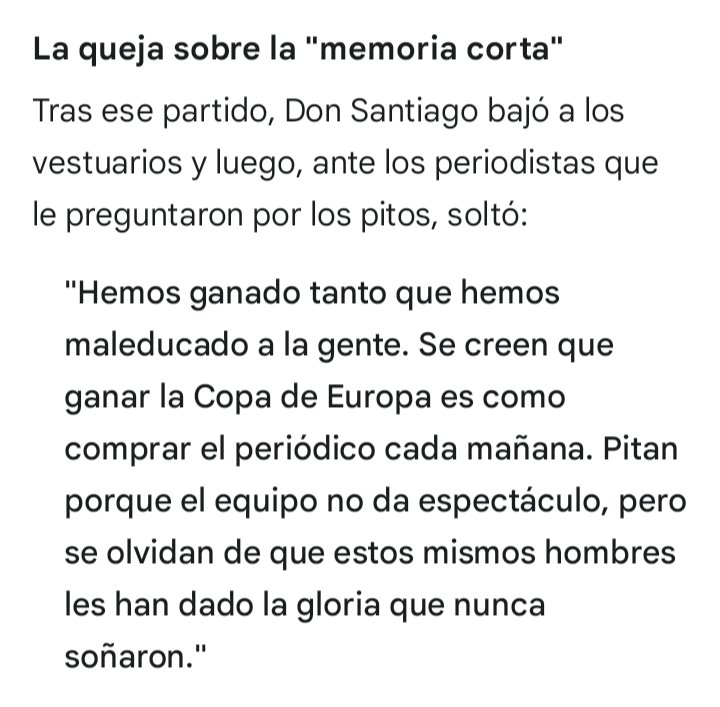 Solodip_Dunadan's tweet image. Os voy a dejar por aquí cuatro declaraciones de D. Santiago Bernabéu sobre la afición madridista.
Todo el mundo debería leerlas y tenerlas presentes 👇