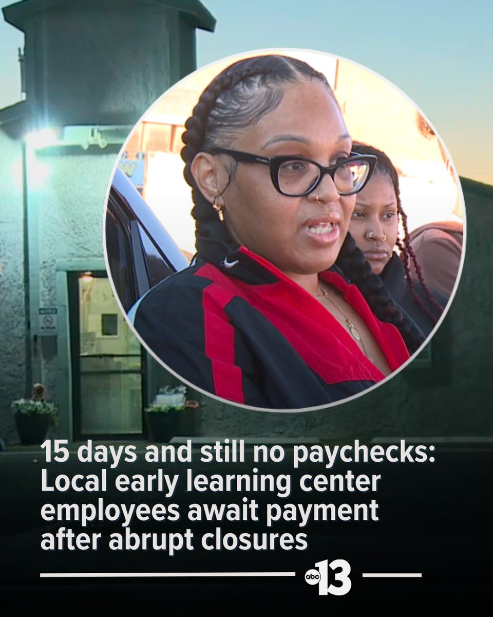 Former employees tell <a href="/ShellyeLeggett/">Shellye Leggett</a>  checks from January 2 bounced while families scramble to find new childcare options. Click 🔗 in the comments for more.