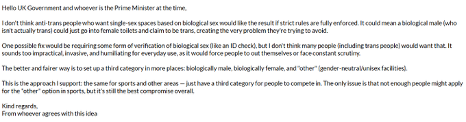 bigogprogamer's tweet image. no thanks. since they were transphobic. only thing i sort of agreed on was the 3rd changing room.