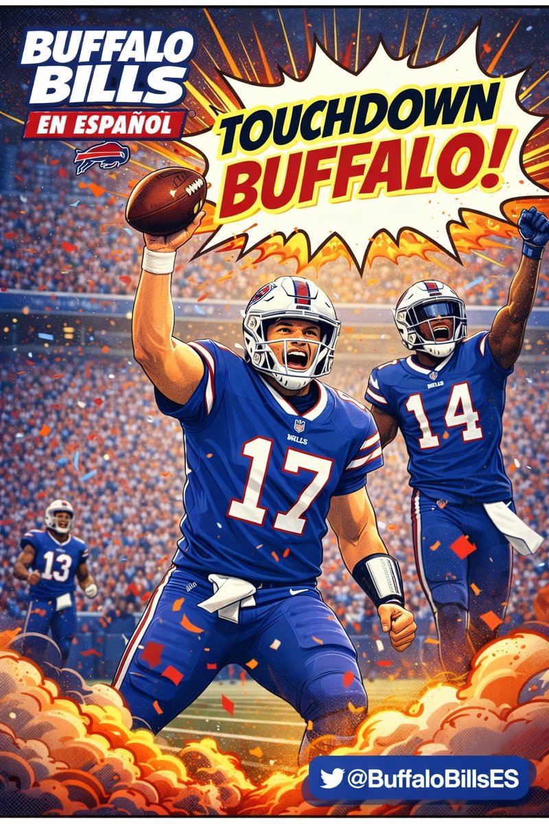 BuffaloBillsEsp's tweet photo. Por la ruta más difícil. 

4 Yd TD Hardman Jr vía Allen 

7-3

#EstaEsLaBuena 
#BillsMafia https://t.co/GfFqiIhIDd