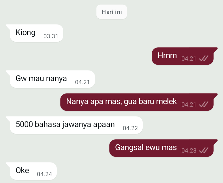 Partini93722227's tweet photo. Ada ya ... Jin pagi²😒 https://t.co/du7EisRGr9