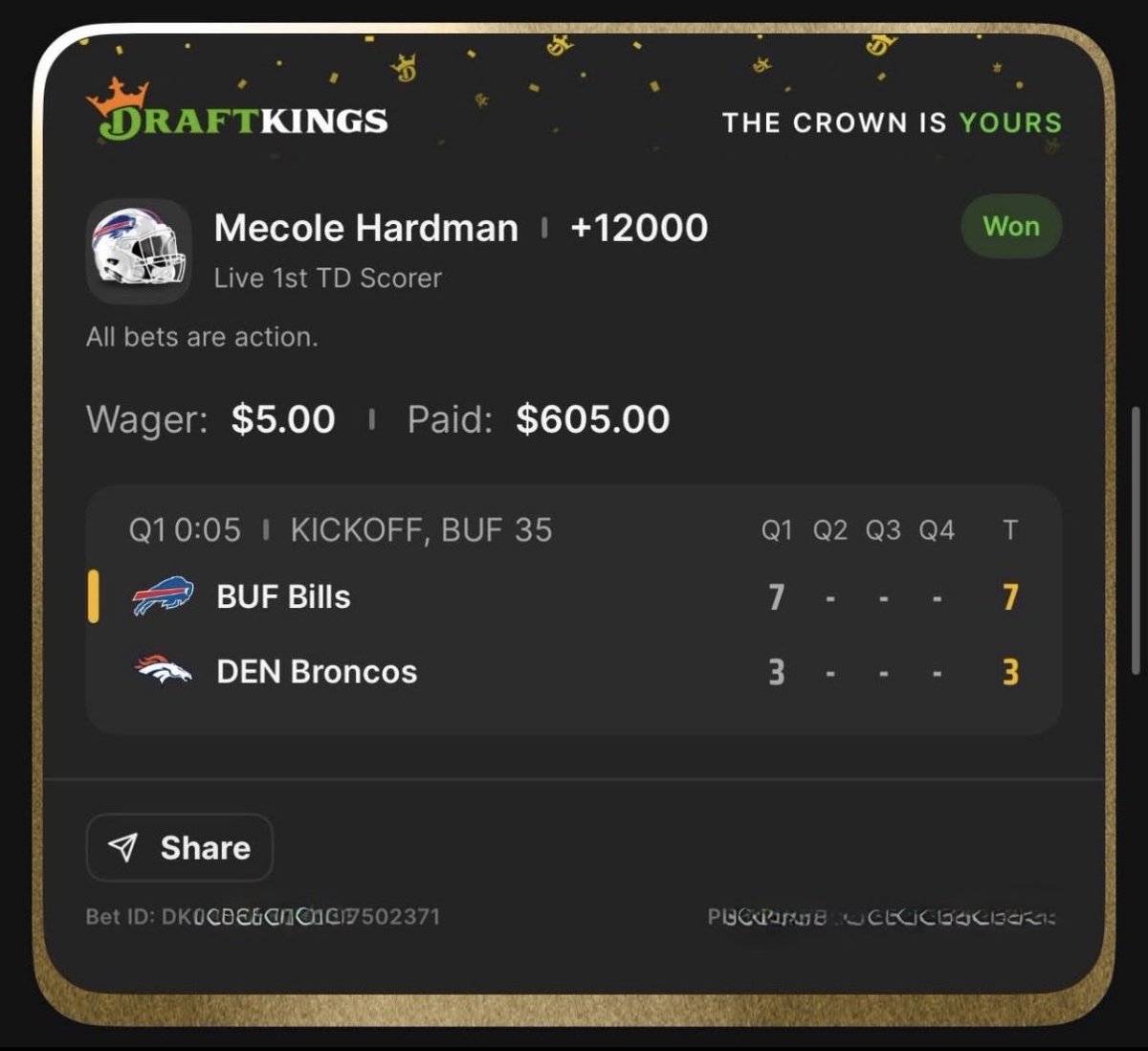 1Monatomic's tweet image. 💥 +12000 LIVE TD BANGG 

💸 $5 into $650 SPLASH 🐬

🎟️ LIVE #Propfellas VIP Chat callout by the infamous @PookieWaters3 🤯

🔗 Get in here - the hits don't stop coming: whop.com/propfellas/pro…

@Jimmy_the_Gent6 @PropFella @STONERLOTTOS 

#BUFvsDEN #NFL #fanduel #GamblingX…