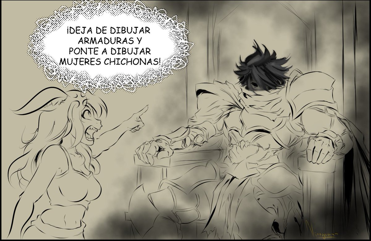 Mi situación actual. Si veo que les gustan los "mini comics", sacó más
#OC #comic #meme  #furry #Armadura