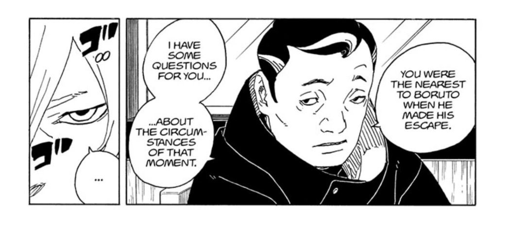 I knew Kobu would play an interesting role in the story. His involvement changes the dynamics very quickly, and it also helps us understand the harsh politics of the current era. We need more side stories within the main plot. That’s why Boruto is such an amazing show! #BORUTO