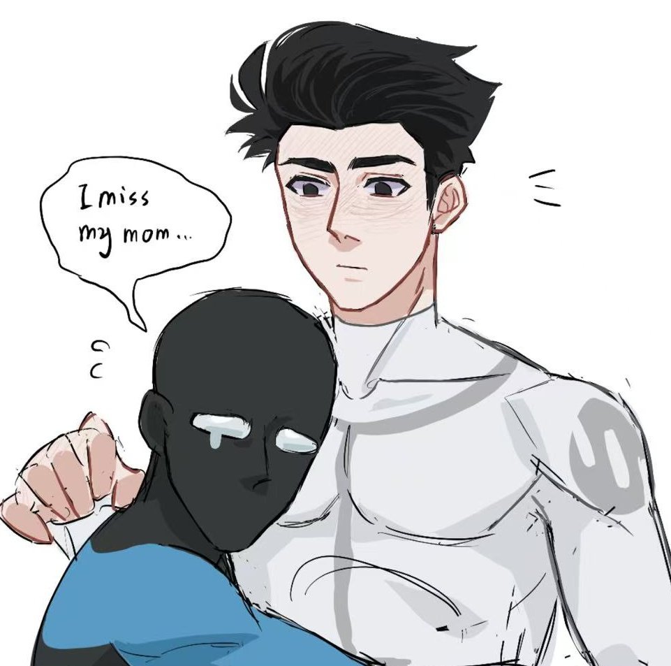 wang_yi83613's tweet photo. They are just ordinary friends, but I just want to see their interaction.

#FullMaskMark #viltrumitemark #Invincible  #markcest https://t.co/AS91cnY5oP