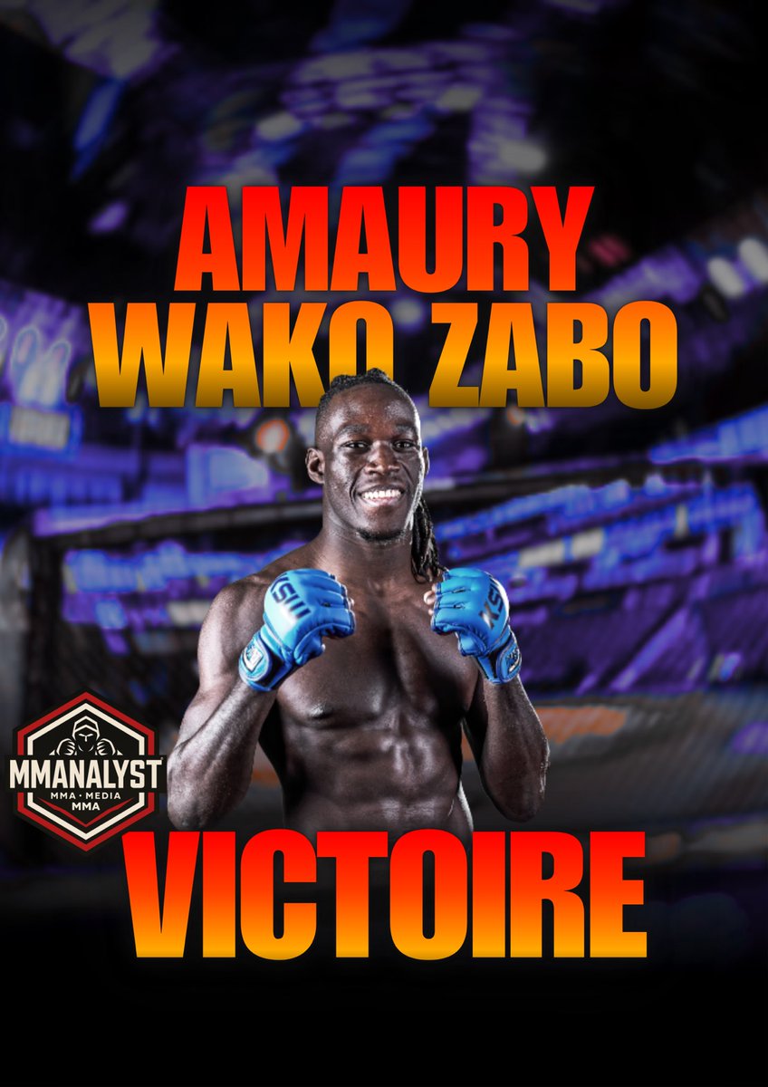 _MMANALYST_'s tweet photo. 🇫🇷Amaury Wako Zabo s’est imposé par décision unanime face à Viktor Červinský ! #KSW114 https://t.co/Xguml7jrTa