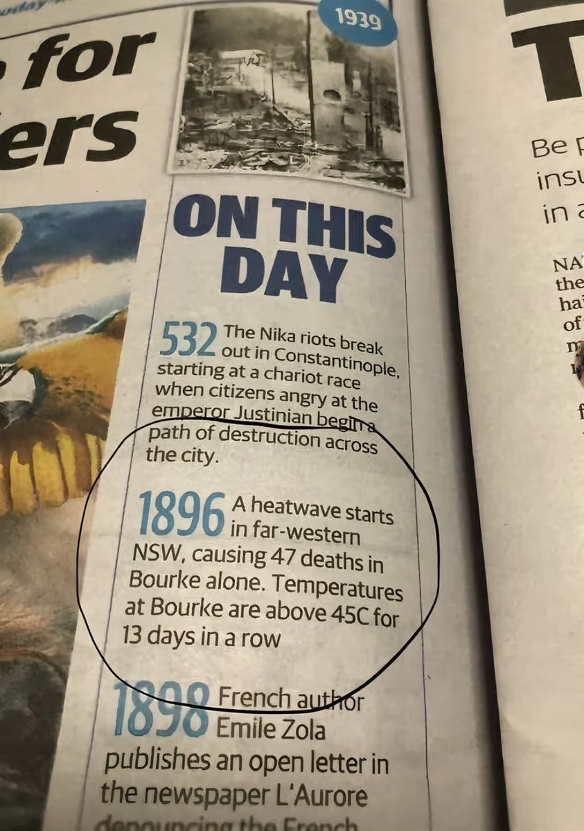 KatyKray73's tweet image. It must be CLIMATE CHANGE 45C FOR 13 DAYS IN A ROW 1896. 

If only they started taxing people then, we wouldn’t be in this position now!