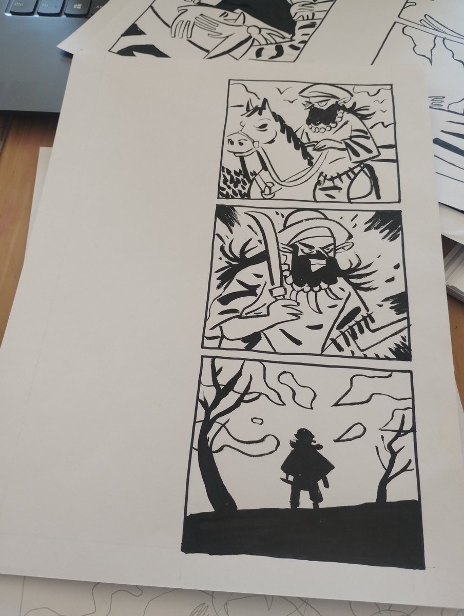 Sigo dibujando "Las Aventuras de Dámaso Elortondo".