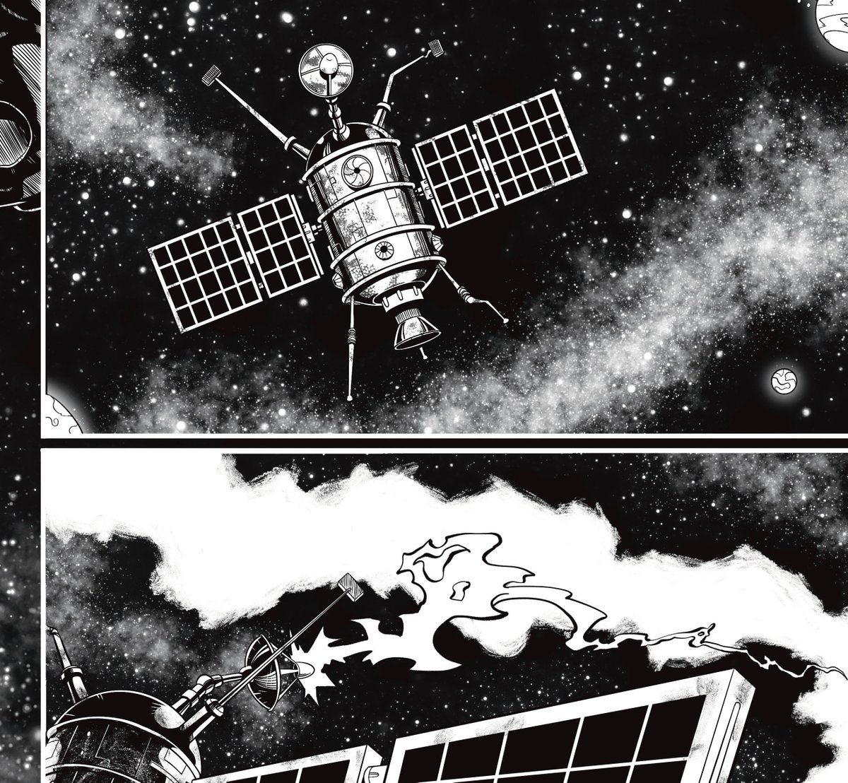 Eh2Zed1's tweet image. Subjugates: Augmented Betrayal #1
                Opening  preview 

           Art by @Sketch51Comics 

#Comicsgate #Indiecomics #Comics #scifi #Subjugates