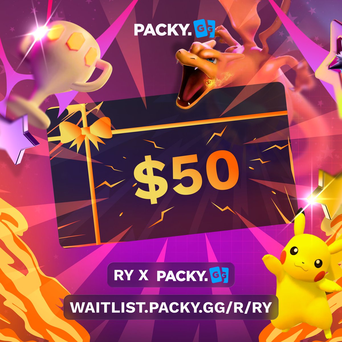 RYCSx's tweet image. ⭐️$50 GIVEAWAY!

How to join:
💛 Follow @RYCSx &amp;amp; @PACKYGG
🔁 Like &amp;amp; Retweet
🔥 Sign up to Packygg using this link waitlist.packy.gg/r/RY

⏰ Ends in 7 days!