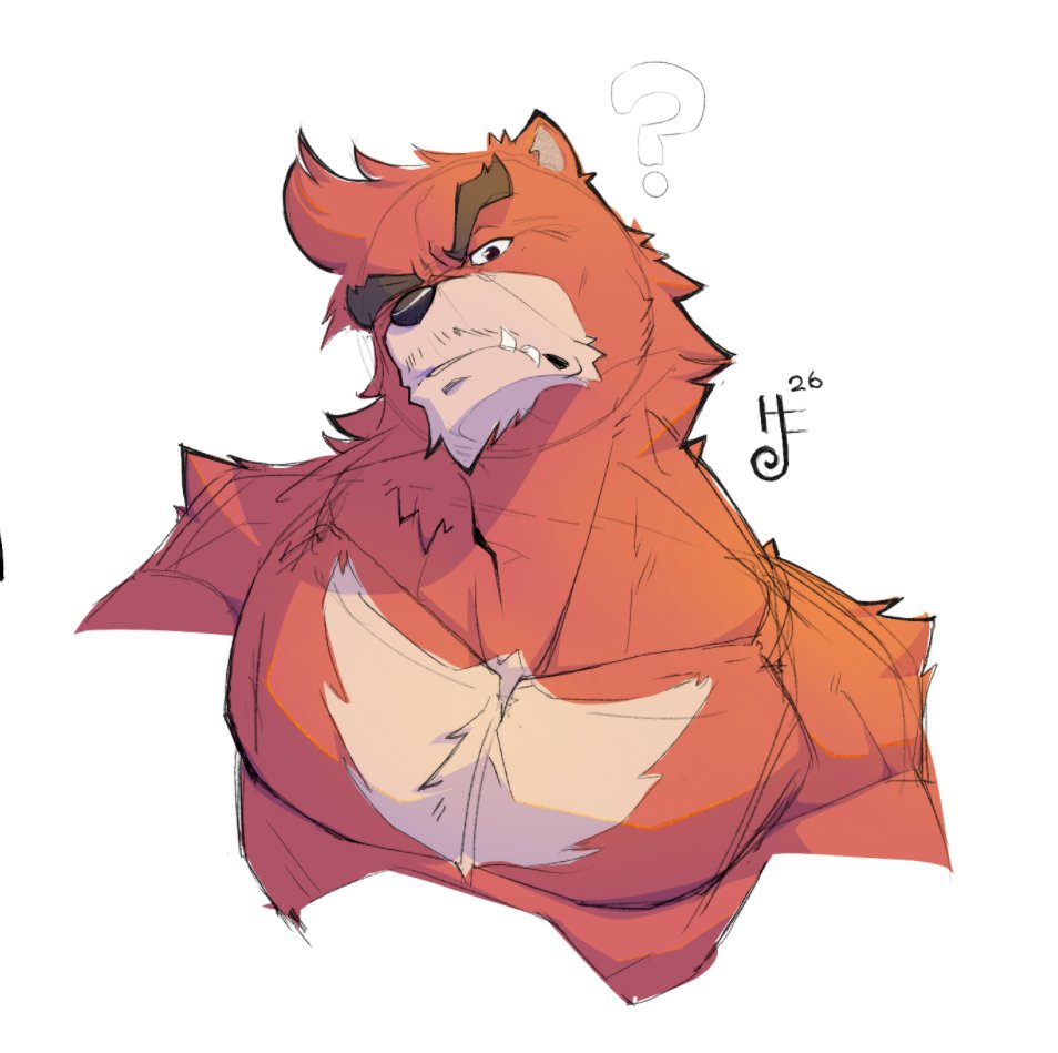 Quick Kumatetsu drawing on Magma

#furryart
