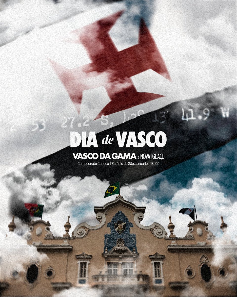 VascodaGama's tweet image. DIA DE GIGANTE DA COLINA NO NOSSO CALDEIRÃO! 🏟️💢

#DiaDeVasco 
#VascoDaGama