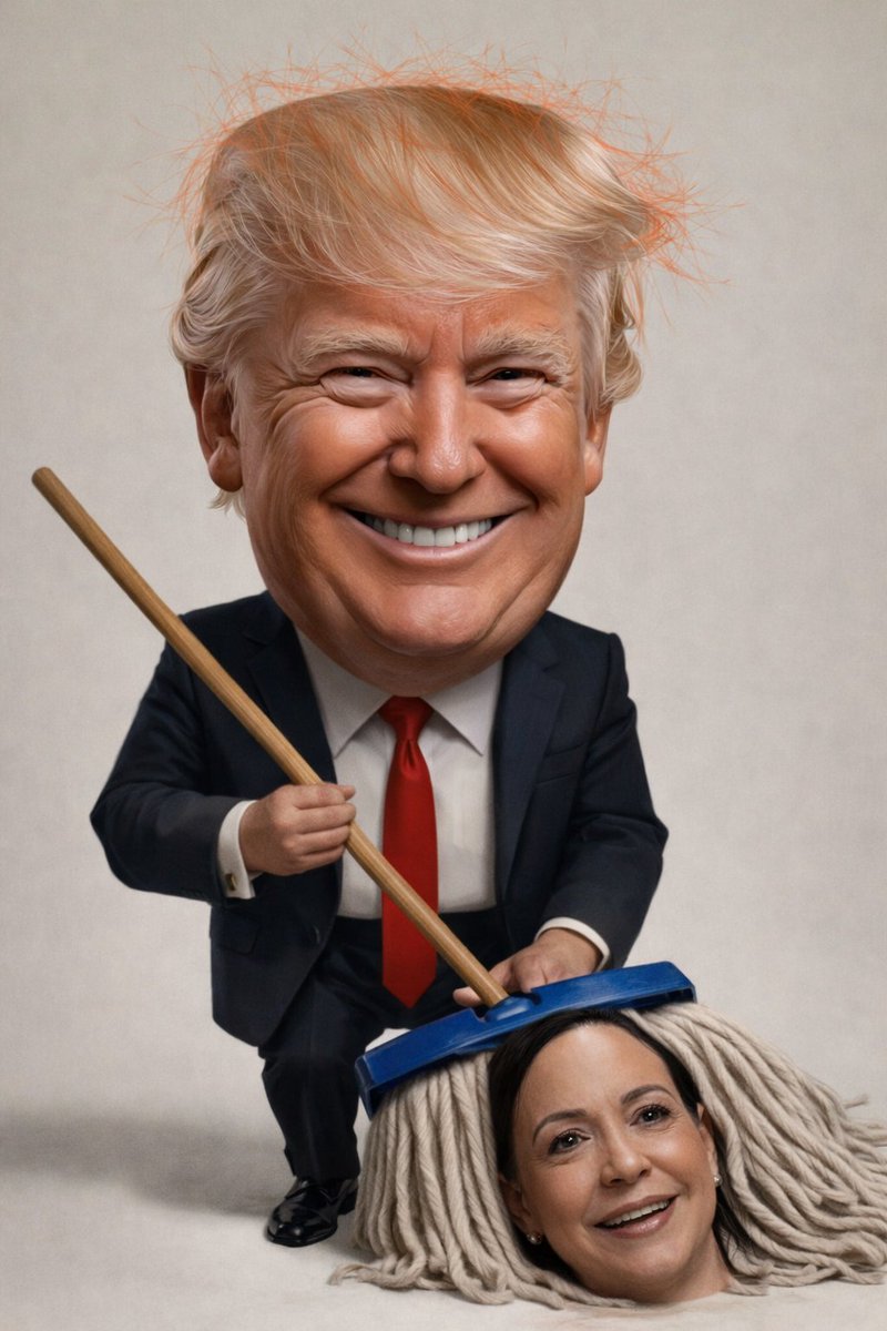 CoralTeresa's tweet image. Trump pasó coleto con María Corina Machado 

Los sayones lo están odiando 🤷🏻‍♀️