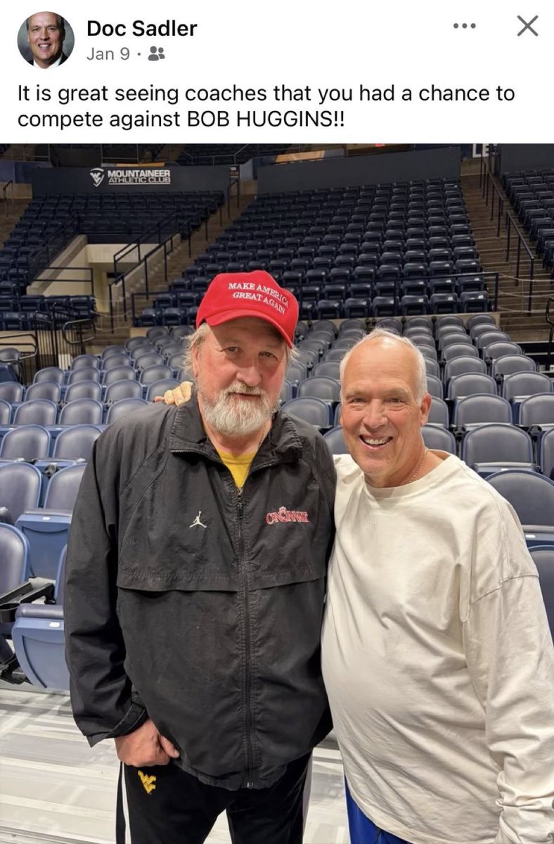 nickbateman33's tweet image. In case anyone was curious how former West Virginia basketball coach Bob Huggins is doing