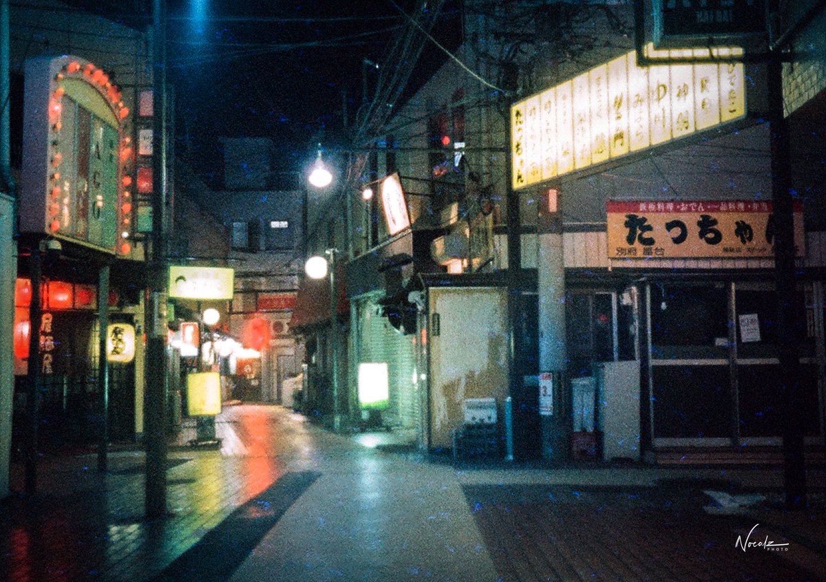 noealz's tweet image. While I was in Japan, I came across a film I had never seen before called Showa Camera Film ASA 400. It is meant to be used at night.

So I loaded it up, the results did not disappoint.
Another era in the present.

Kyushu, Japan 2026