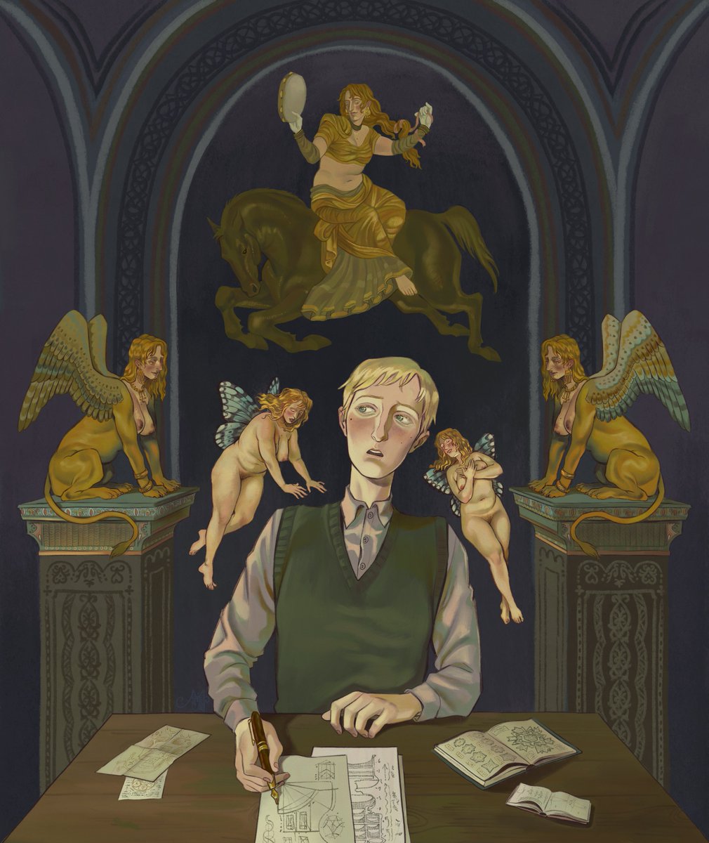 (nonsexual nudity) 

Psyché ou l'Allégorie de l'Âme 🦪

#yulieva