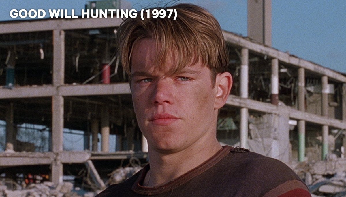 TheCinesthetic's tweet image. Good Will Hunting (1997) / The Rip (2026)