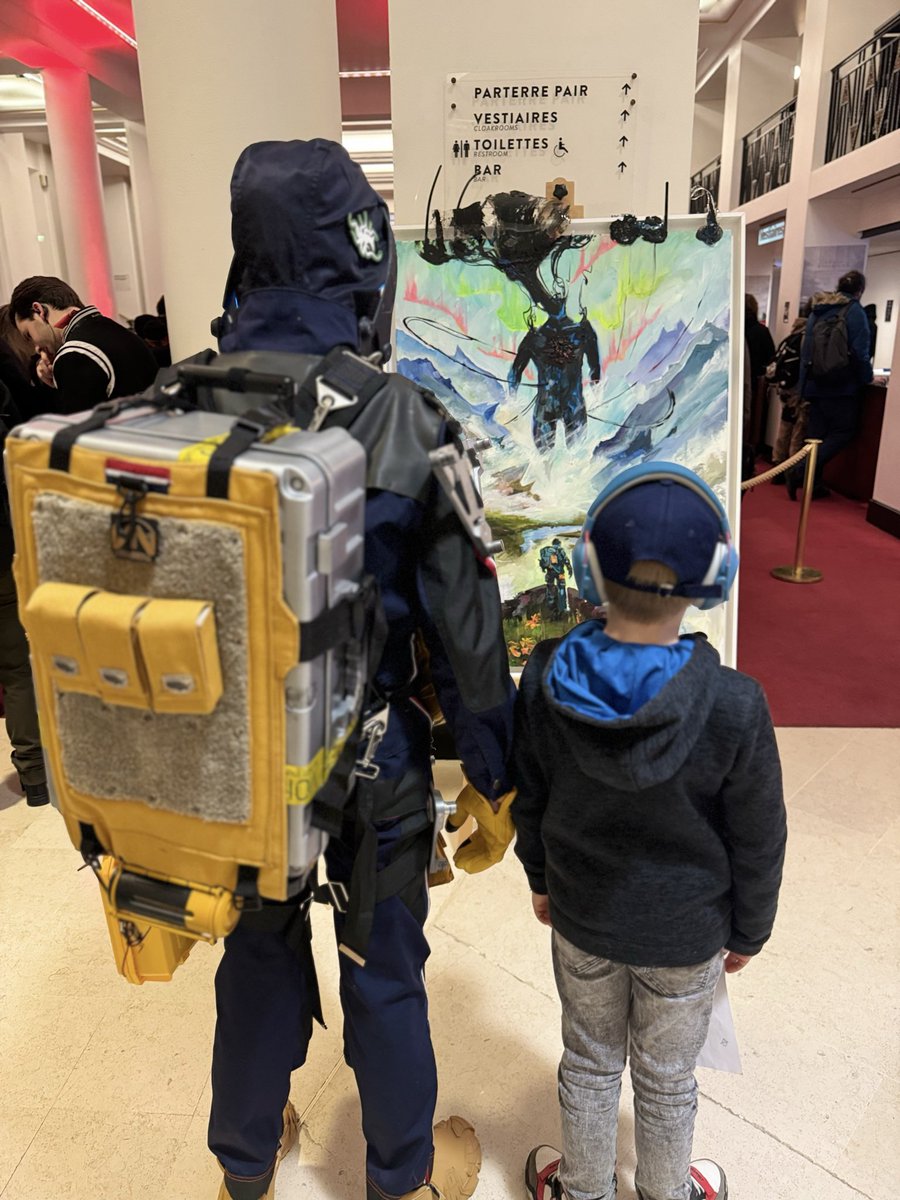 0tamago's tweet image. This Night at Paris was so cool !!!
I met a lot of #DeathStranding fans from all around the world.
I’ve heard @HIDEO_KOJIMA_EN was in the hall bit I did not saw him 🥲
THANK YOU