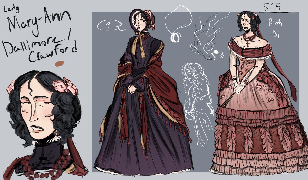 s0ybean_factory's tweet photo. [OC] Mary-Ann Dallimore or Crawford, The Widow https://t.co/6gXufGJZJC