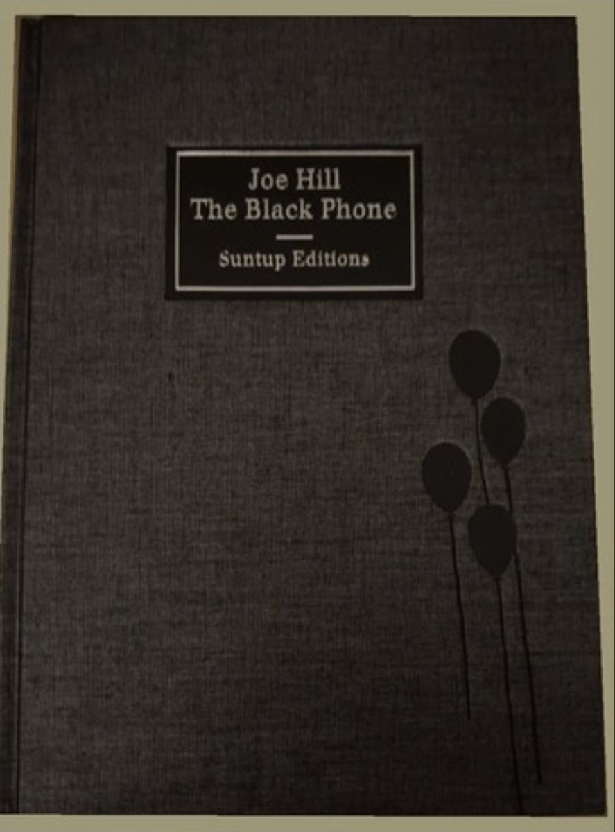 Overlook's tweet image. THE BLACK PHONE by Joe Hill
Signed Limited edition.
Slipcased. Only 750 copies.
NOW IN STOCK! ☎️
stephenkingcatalog.com/catalog/black-…
