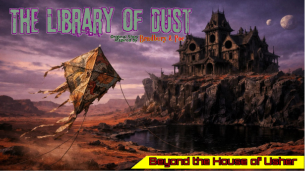 ℙ𝕠𝕖 𝔹𝕚𝕣𝕥𝕙𝕕𝕒𝕪 ℂ𝕖𝕝𝕖𝕓𝕣𝕒𝕥𝕚𝕠𝕟!
Bradbury &amp; Poe
THE LIBRARY OF DUST: Beyond the House of Usher
Tues 01/20 @ 7pm PT
What happens when the stories we burn refuse to die?

Info, Links, &amp; TPs: bit.ly/slr-events
Youtube: youtube.com/StorylinkRadio

#opensim #Stories