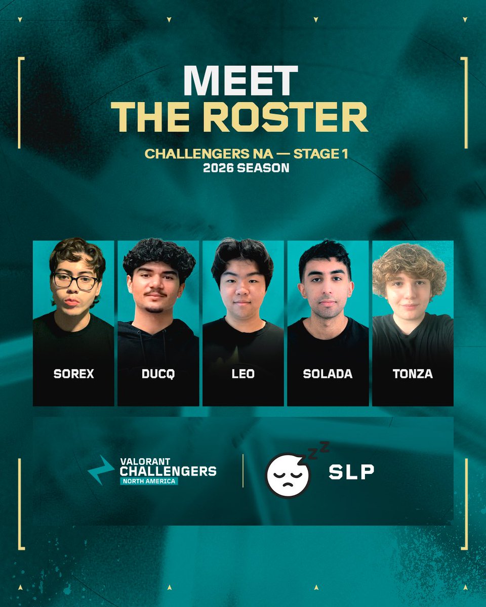 Meet the roster 😴

@Sleepersval | #ChallengersNA