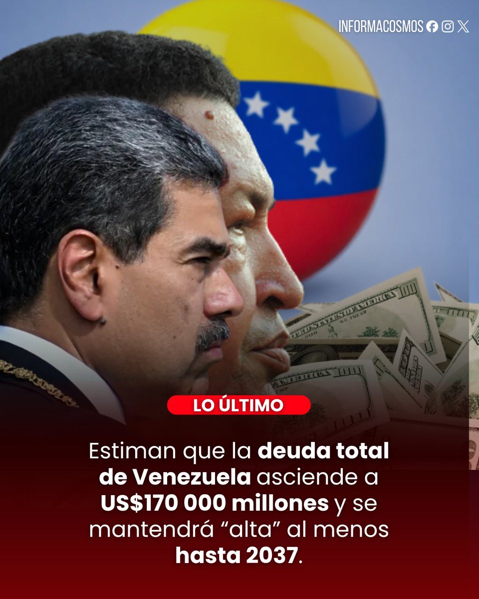 Venezuela enfrenta una de las crisis de deuda soberana más grandes y prolongadas del mundo.

Las estimaciones sitúan la deuda externa total entre US$150 000 y US$170 000 millones, incluyendo bonos en default desde 2017, obligaciones de PDVSA, préstamos bilaterales y laudos
