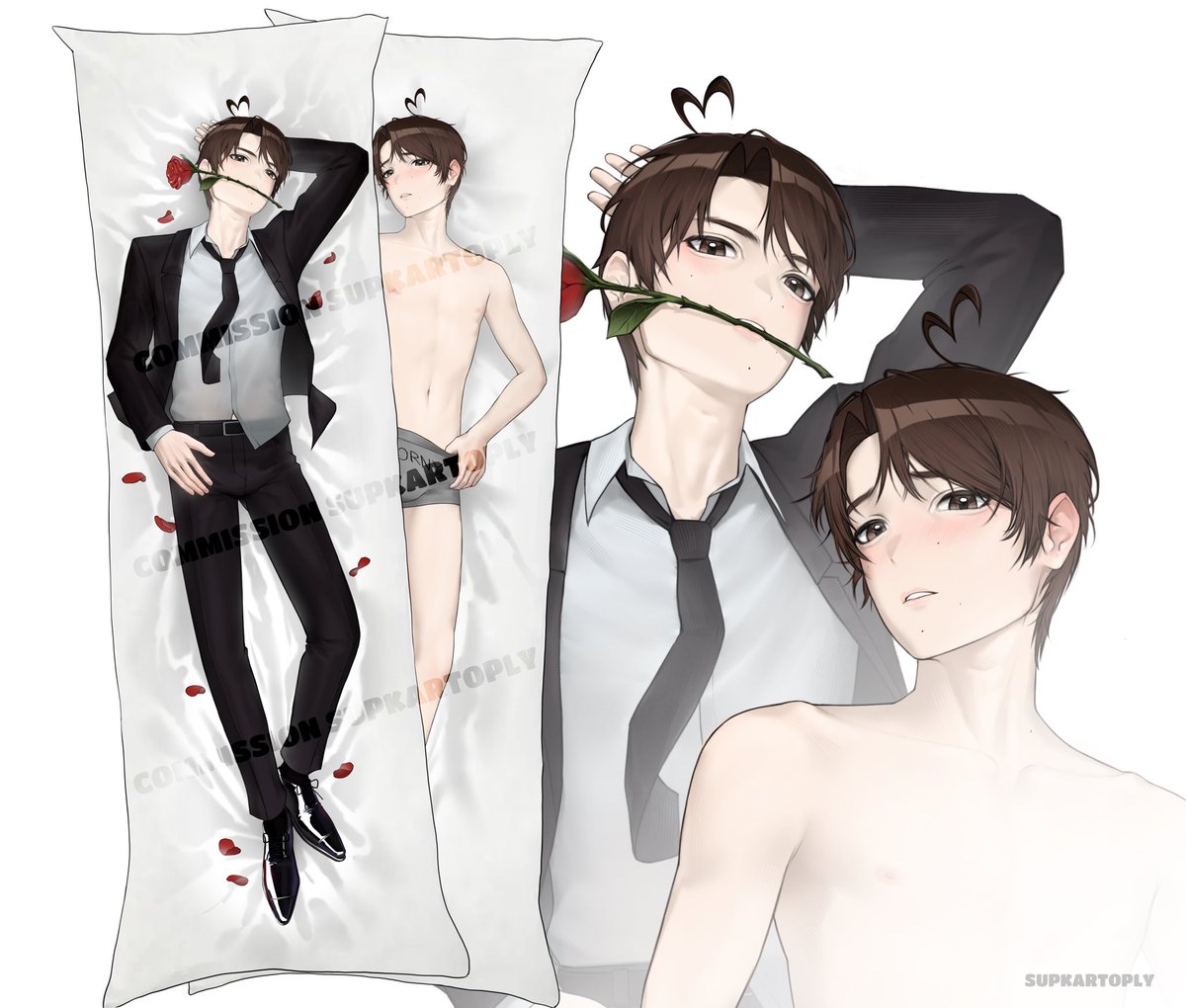 First time drawing a dakimakura commission. I really enjoyed it, and the result turned out better than I expected. Commissions are open, feel free to message me

#dakimakura   
#commission  
#artcommission
#sfwart  
#art