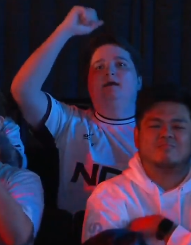 mitch in the crowd wearing a NRG jersey 

😭😭💀