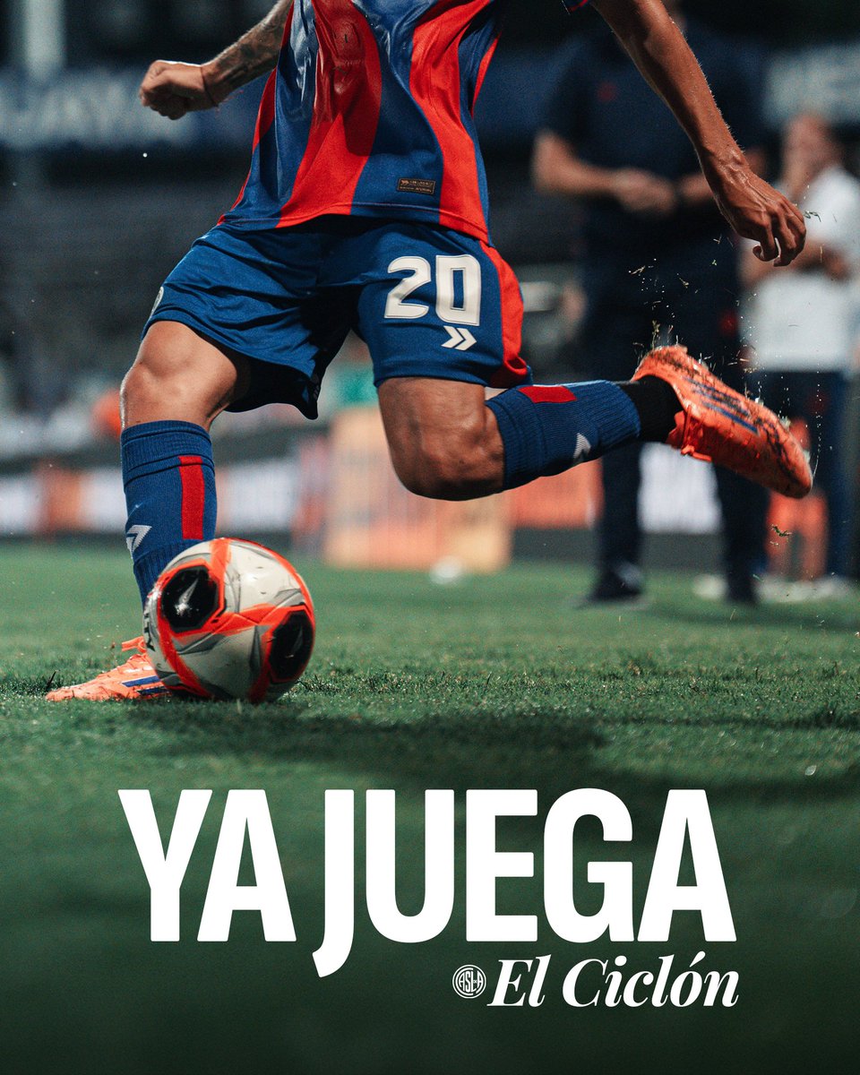⏱  ¡Arrancó en Montevideo! #SanLorenzo ya está jugando ante Cerro Porteño.

💪 ¡Vamos, Ciclón!

🏆 Serie Río de la Plata
📺 ESPN Premium / Disney+